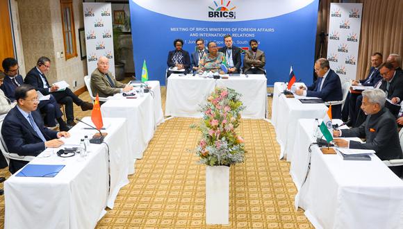 Imagen de archivo | Reunión de Ministros de Relaciones Exteriores de BRICS (Brasil, Rusia, India, China, Sudáfrica). (Foto: MINISTERIO DE EXTRANJERÍA DE RUSIA/AFP)