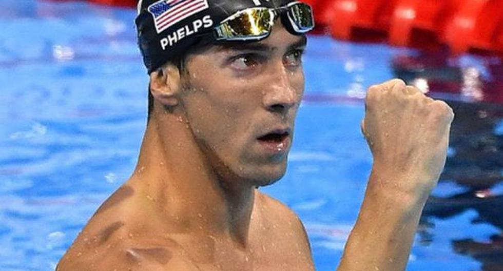 Michael Phelps no pudo vencer a un tiburón en una competencia de nado (Getty Images)