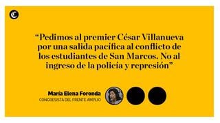 San Marcos: políticos comentaron sobre los enfrentamientos [FRASES]