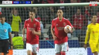 Darwin Núñez marcó el descuento de Benfica ante Liverpool | VIDEO