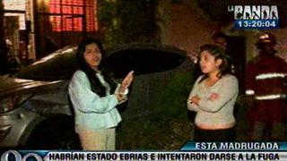 Una mujer aparentemente ebria causó triple choque en Magdalena