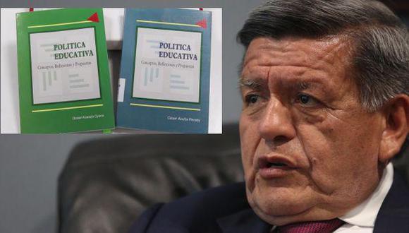 César Acuña plagió libro completo de otro autor sobre educación