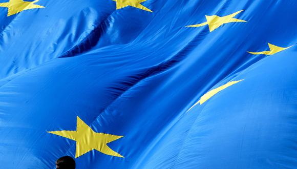 Imagen referencial. Bandera de la Unión Europea. REUTERS