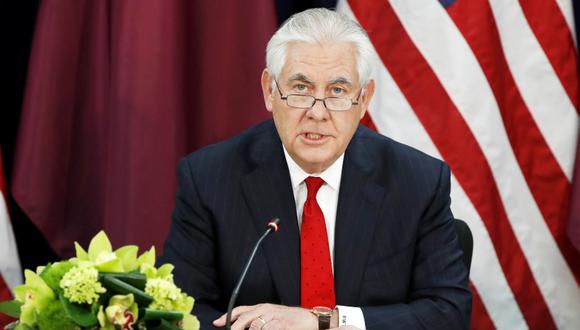 El secretario de Estado de Estados Unidos, Rex Tillerson, auguró la salida del poder de Nicolás Maduro por dimisión o por un golpe militar. (Foto: AP/Jacquelyn Martin)