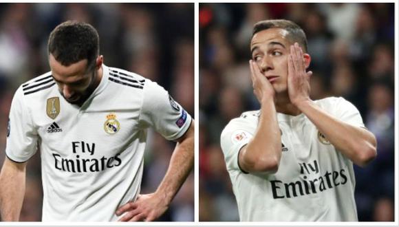 Carvajal y Vázquez se perderán varios partidos de Real Madrid en las próximas semanas. (Foto: AFP / Reuters)
