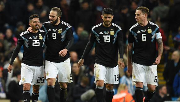 Argentina derrotó 2-0 a Italia en Inglaterra por la fecha FIFA. (Foto: Agencias)