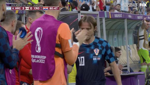 Hasta los argentinos lo aplauden: la increíble ovación de todo el estadio para Luka Modric. (Foto: captura de pantalla)