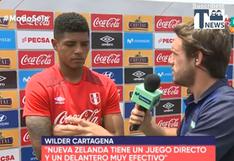 Wilder Cartagena se refirió al favoritismo de la Selección Peruana ante Nueva Zelanda
