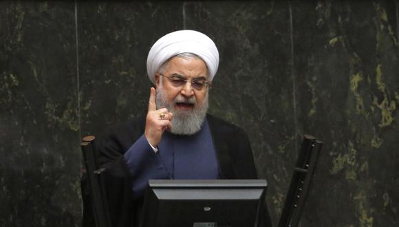 Rohaní denunció que "Estados Unidos está enfrentado a la nación iraní, y ha comenzado a violar y retirarse de los acuerdos", en alusión al pacto nuclear de 2015. (Foto: AFP)