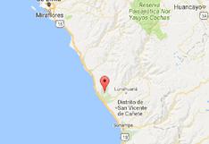 Sismo de 4,1 grados de magnitud sacudió Cañete y no causó víctimas