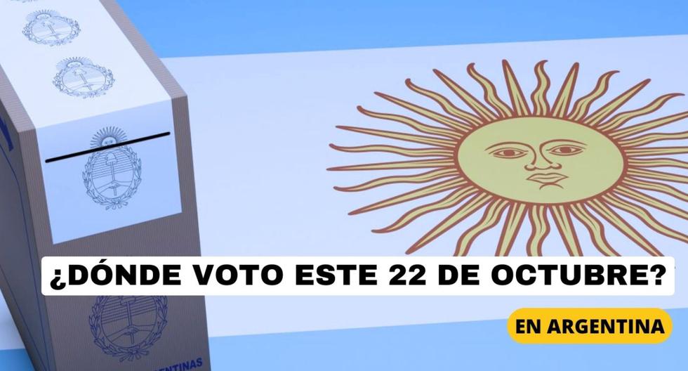 ¿Dónde voto hoy en las Elecciones presidenciales 2023 de Argentina? Consulta aquí con DNI. FOTO: Diseño EC