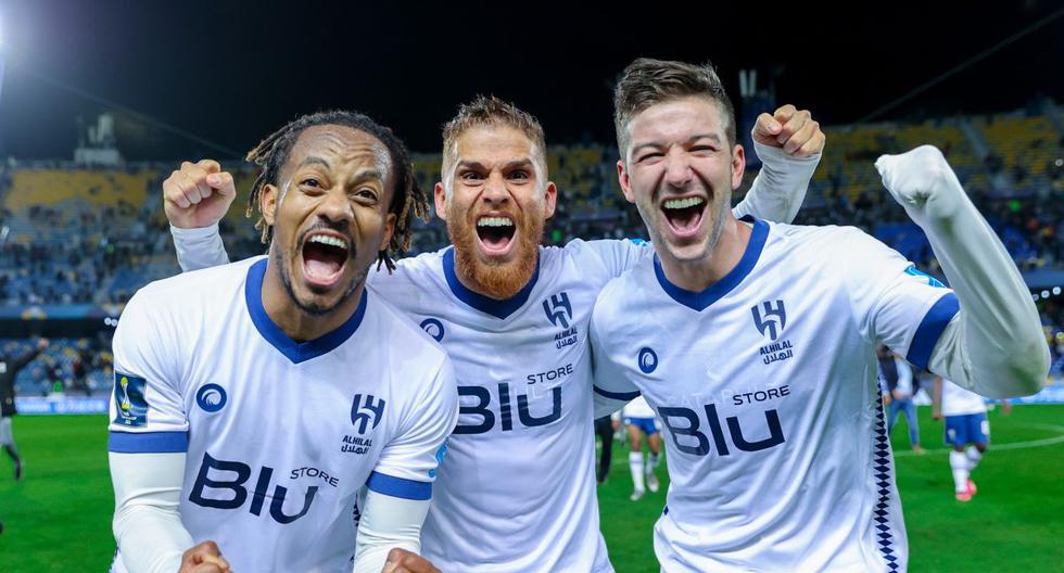 André celebra junto a sus compañeros. El peruano busca su título más grande. (Foto: Al Hilal)