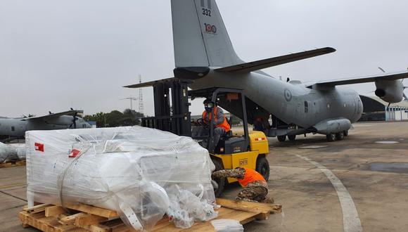 San Martín: autoridades también enviaron 80 balones de oxígeno y medicamentos, así como cerca de cuatro toneladas de equipamiento médico.