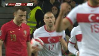 Turquía vive: Yilmaz anotó el 2-1 sobre Portugal y todavía sueña con Qatar 2022 | VIDEO