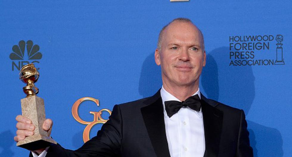 Michael Keaton lloró al recibir estatuilla en los Globos de Oro. (Foto: Getty Images)