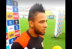 Alexi Gómez habló tras su primera práctica con la Selección Peruana