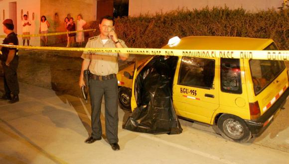 Trujillo: taxista fue asesinado de tres balazos