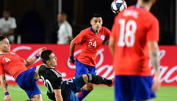 Argentina vs. Chile EN VIVO y EN DIRECTO: la ‘Albiceleste’ pretende sumar un nuevo triunfo ante ‘La Roja’. (AFP)