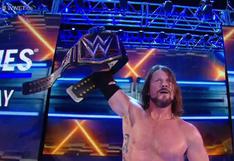 AJ Styles derrotó a Jinder Mahal y se corona campeón mundial de la WWE