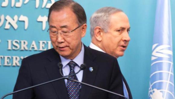 Netanyahu acusa a Ban Ki-moon de "alentar el terrorismo"