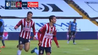 Su primer gol oficial en Chivas: Sebastián Pérez Bouquet puso el 1-0 ante Querétaro | VIDEO