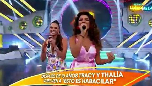 “Esto es Habacilar”: Thalía Estabridis y Tracy Freundt dieron inicio a la nueva temporada del programa juvenil. (Foto: captura de video).