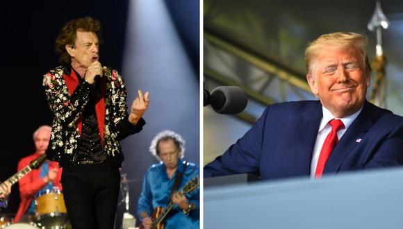 La banda británica Rolling Stones señaló que no están a favor que Donald Trump use su música para campañas políticas.(AFP).