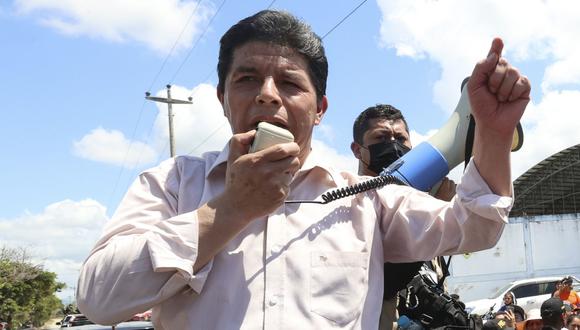 Pedro Castillo tiene 15%de aprobación entre líderes de opinión de la región. Foto: Presidencia