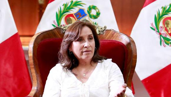 Presidenta Dina Boluarte volvió a realizar un llamado a la calma y serenidad ante el panorama de protestas en el país tras vacancia de Pedro Castillo. (Foto: Presidencia)