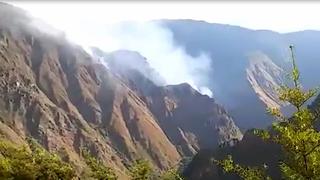 Cusco: reportan incendio forestal en alrededores de Machu Picchu [VIDEO]