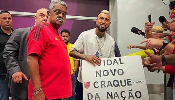 Arturo Vidal arribó a Brasil para seguir con las conversaciones con Flamengo. (Foto: Captura)