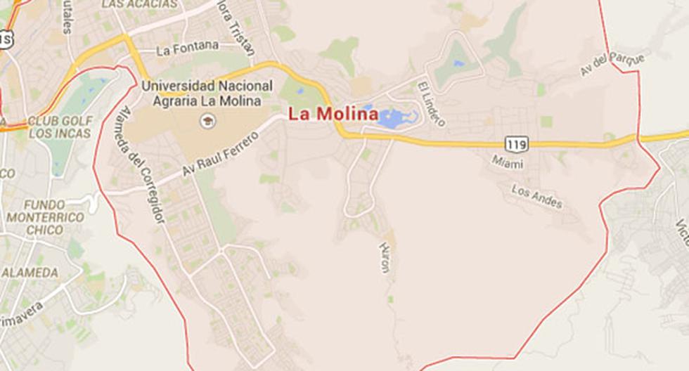 Accidente ocurrió en un inmueble de La Molina. (Foto: Google Maps)