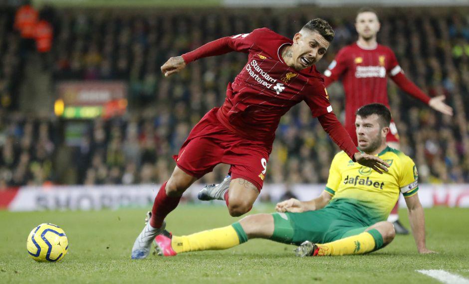 Estas son las mejores fotografías del duelo entre Liverpool vs. Norwich City. (AP Photo/Frank Augstein)