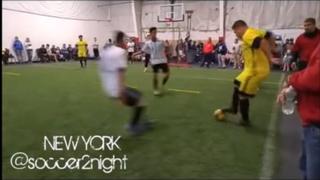 ¿El ex jugador Ronaldo exhibe su fútbol en Nueva York? [VIDEO]