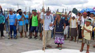 Nativos acuerdan bloquear el río Marañón como protesta