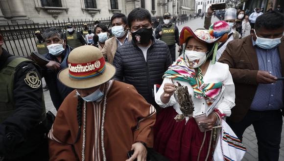 “Yo lo conozco [a César Tito] en las luchas del magisterio, en las calles cuando nos hemos movilizado como maestros en las convocatorias abiertas en Lima", señaló Edgar Tello (Foto: Cesar Campos / @photo.gec)