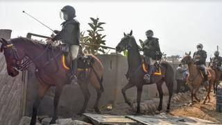 Carabayllo: invasores son desalojados por policías de los alrededores del río Chillón 