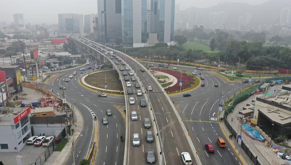 El óvalo Monitor fue inaugurado y abierto al tránsito vehicular el pasado 24 de mayo . (Foto: Anthony Niño de Guzmán/El Comercio)