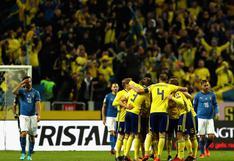 Suecia tiene medio pie en Rusia 2018: venció a Italia