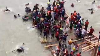 Dos muertos y 15 heridos por naufragio de balsa en fiestas en Colombia