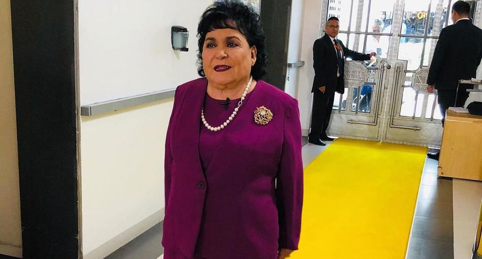 The actress Carmen Salinas was hospitalized in an emergency and is in intensive care