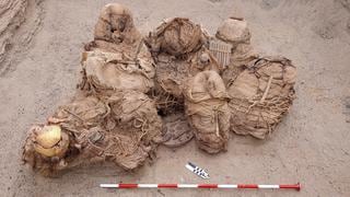 Hallan restos humanos de 800 años enterrados con alimentos e instrumentos en Chilca
