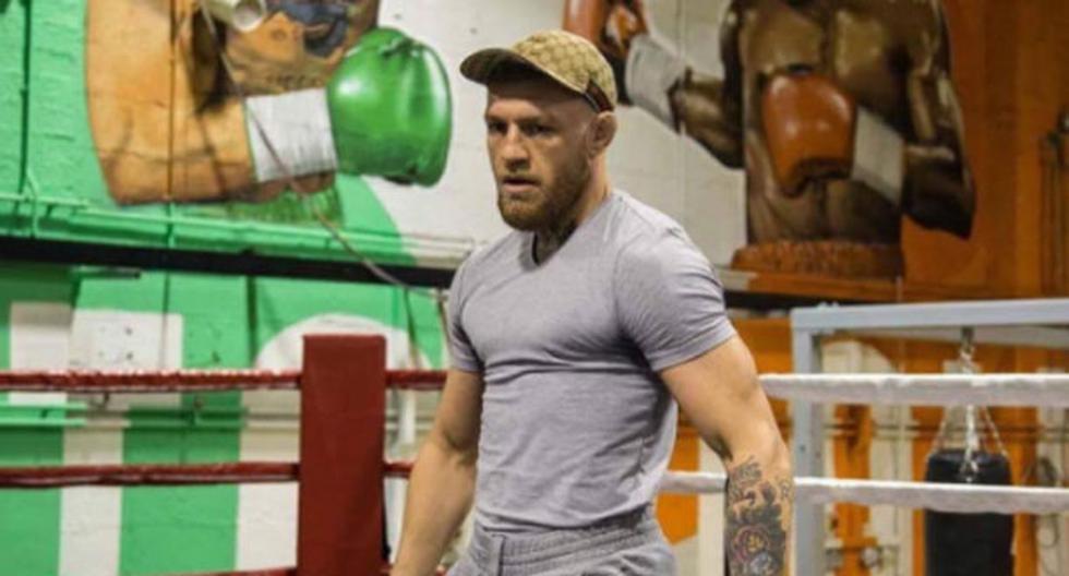 Conor McGregor transformó su gimnasio con un dibujo en contra a Floyd Mayweahter | Foto: Instagram