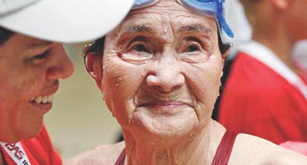 Mieko Nagaoka bate récord mundial con 100 años de edad. (Foto: Difusión)