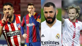 Atlético, Barcelona, Real Madrid y Sevilla pelean por el título de LaLiga Santander