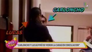 Carloncho concilió con bailarín al que agredió con una correa