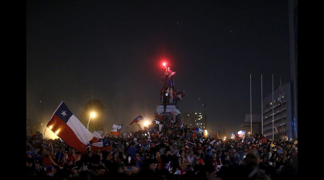 Chile campeón: así se celebró Copa América en Santiago [FOTOS] - 25