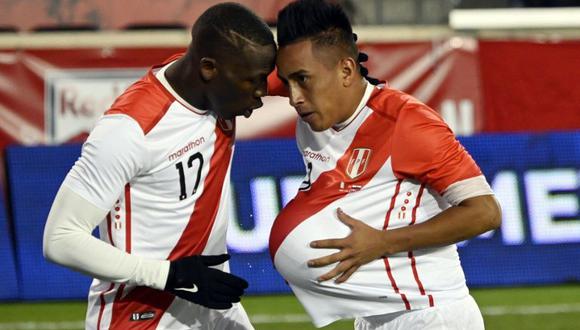 Perú dio el 'primer golpe' en el partido gracias a un golazo del volante Christian Cueva.