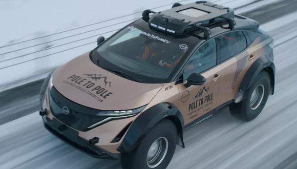 Nissan Ariya recorrerá 27.000 km para ir del Polo Norte al Sur con motor y batería de serie