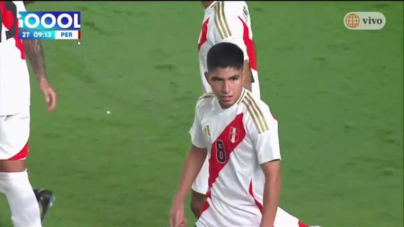 Gol de Piero Quispe para el 3-0 de Perú vs. República Dominicana. (Video: América TV)
